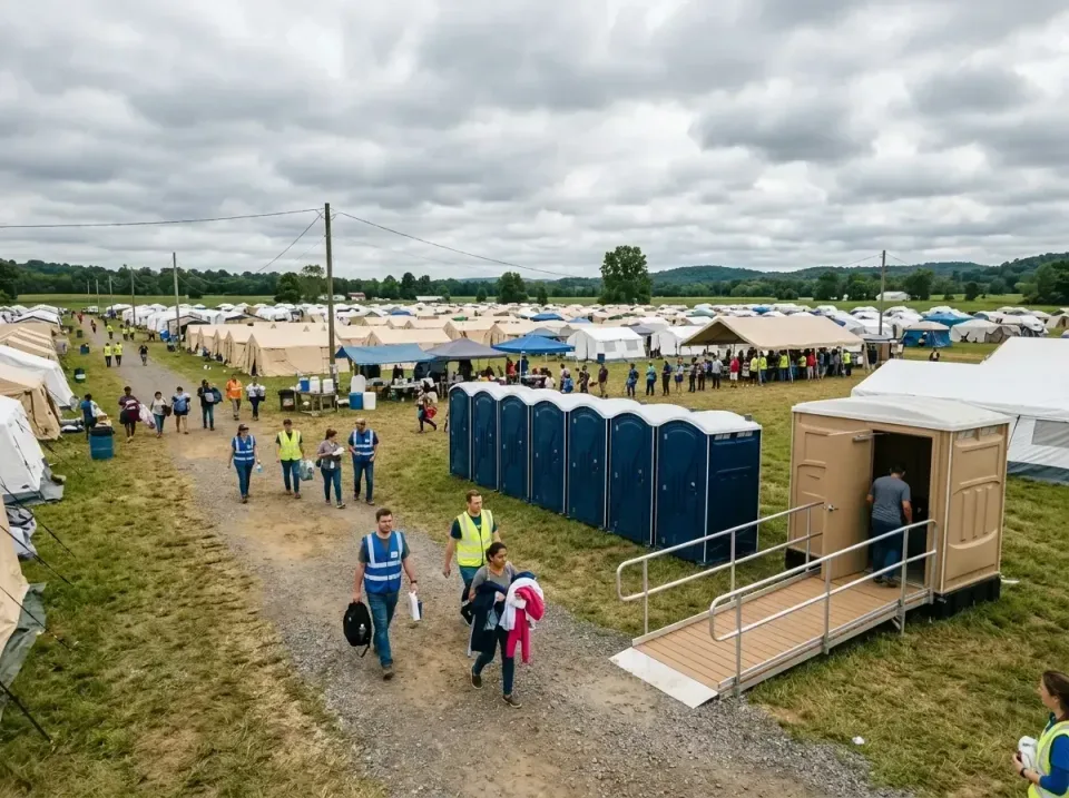 disaster-relief-camp-restrooms-010 — frequently asked questions, Dumpster & Portable Bathrooms Rental in Spencer, WV